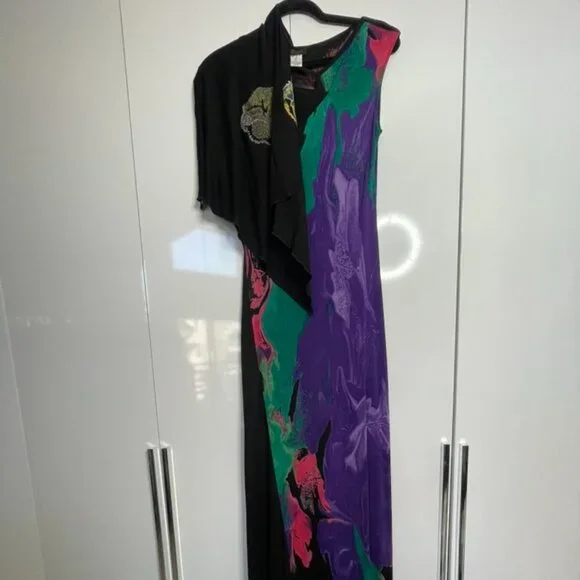 chinese dress ladies S/S 2006 Christian Lacroix RTW Runway Look 61 Silk Halter Dress – Shrimpton  Couture